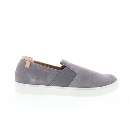 Spenco Backside Slip-On SP2004IRN Mens Gray Suede Lifestyle Sneakers Shoes