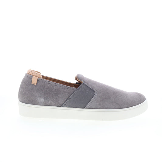 Spenco Backside Slip-On SP2004IRN Mens Gray Suede Lifestyle Sneakers Shoes