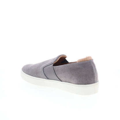 Spenco Backside Slip-On SP2004IRN Mens Gray Suede Lifestyle Sneakers Shoes