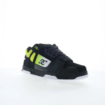 DC Stag SE ADYS100848-XKGW Mens Black Nubuck Skate Inspired Sneakers Shoes