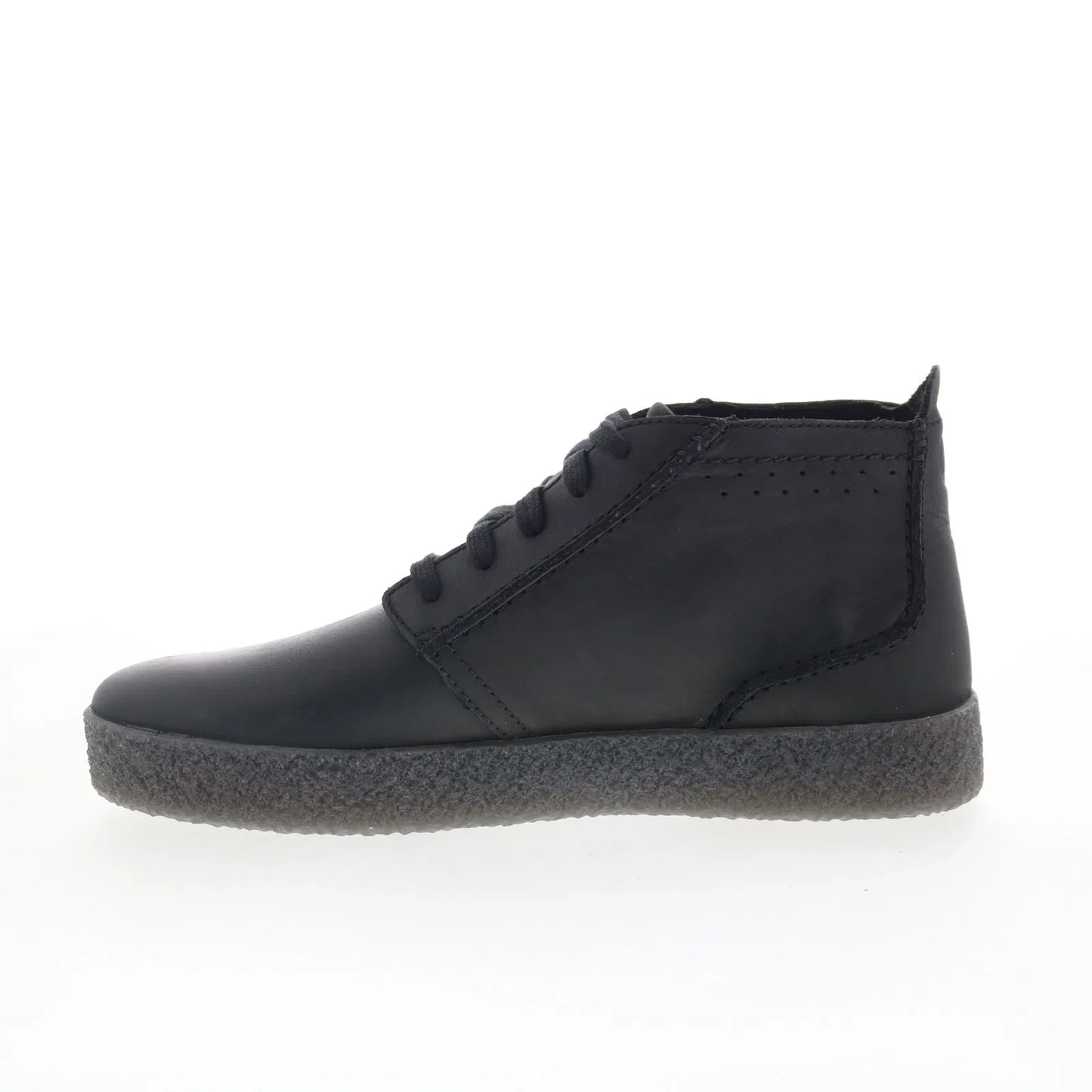 Clarks Streethill Mid 26178258 Mens Black Leather Lace Up Chukkas Boots