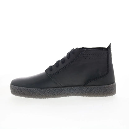 Clarks Streethill Mid 26178258 Mens Black Leather Lace Up Chukkas Boots