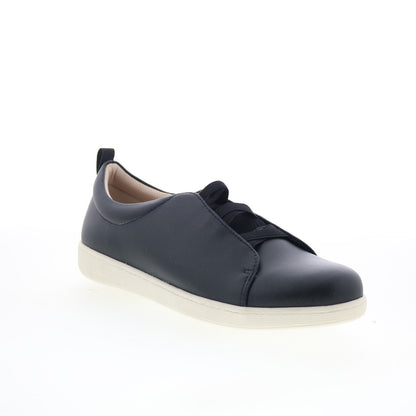 Trotters Avrille T2051-001 Womens Black Leather Lifestyle Sneakers Shoes