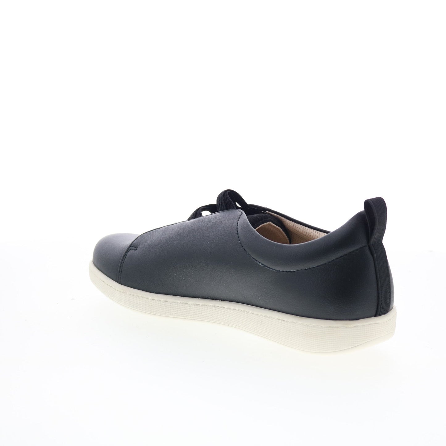 Trotters Avrille T2051-001 Womens Black Leather Lifestyle Sneakers Shoes