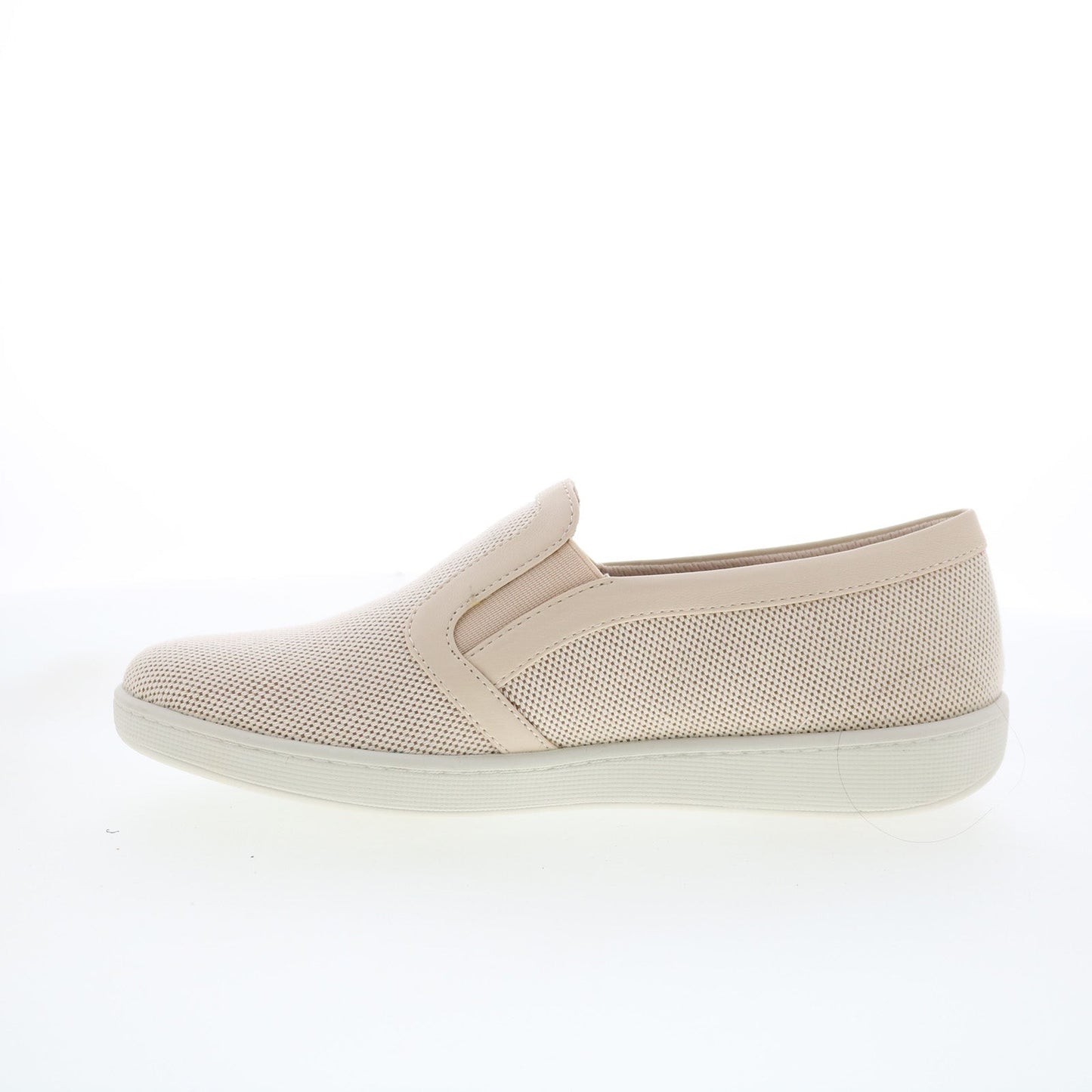 Trotters Alright T2101-137 Womens Beige Mesh Slip On Lifestyle Sneakers Shoes