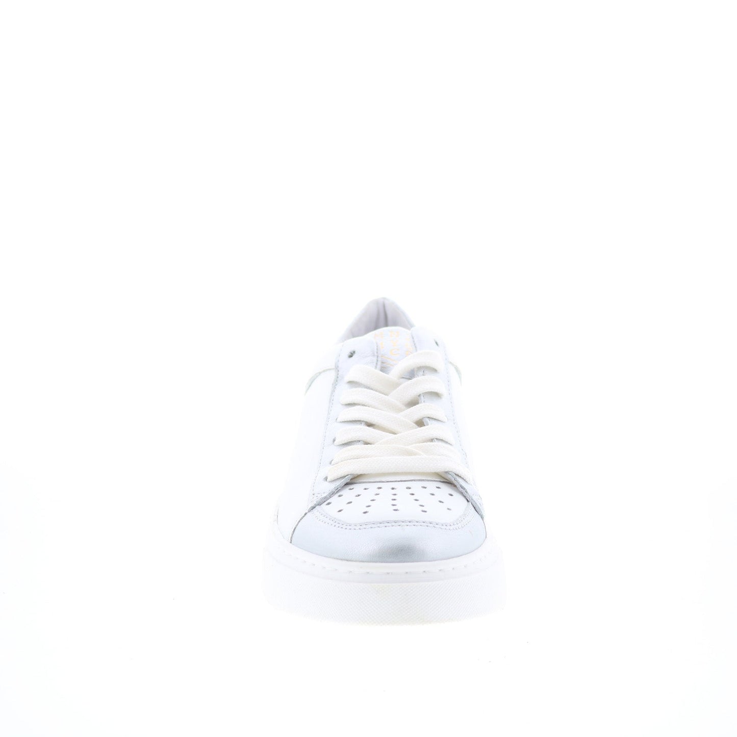 Miz Mooz Tristin Womens White Leather Lace Up Lifestyle Sneakers Shoes