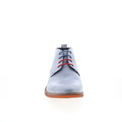 Testosterone Apple Valley T99600 Mens Blue Leather Lace Up Chukkas Boots
