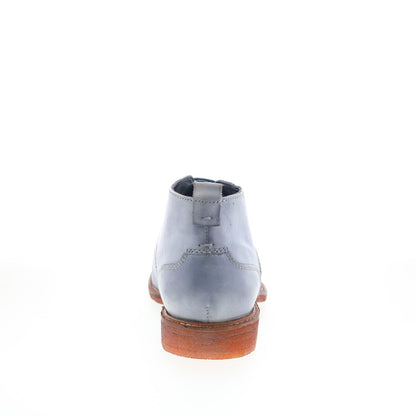 Testosterone Apple Valley T99600 Mens Blue Leather Lace Up Chukkas Boots
