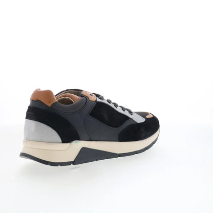 Pajar Telay PDPAS00558.01 Mens Black Suede Lace Up Lifestyle Sneakers Shoes