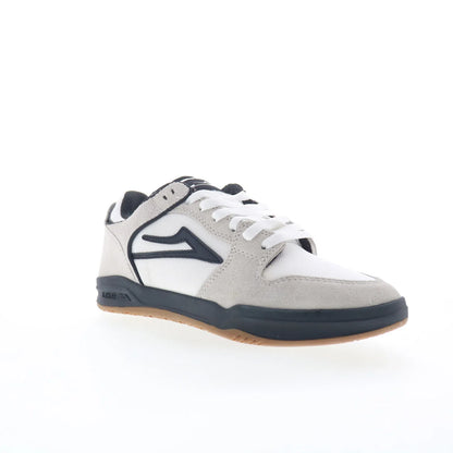 Lakai Telford Low Mens White Suede Lace Up Skate Inspired Sneakers Shoes