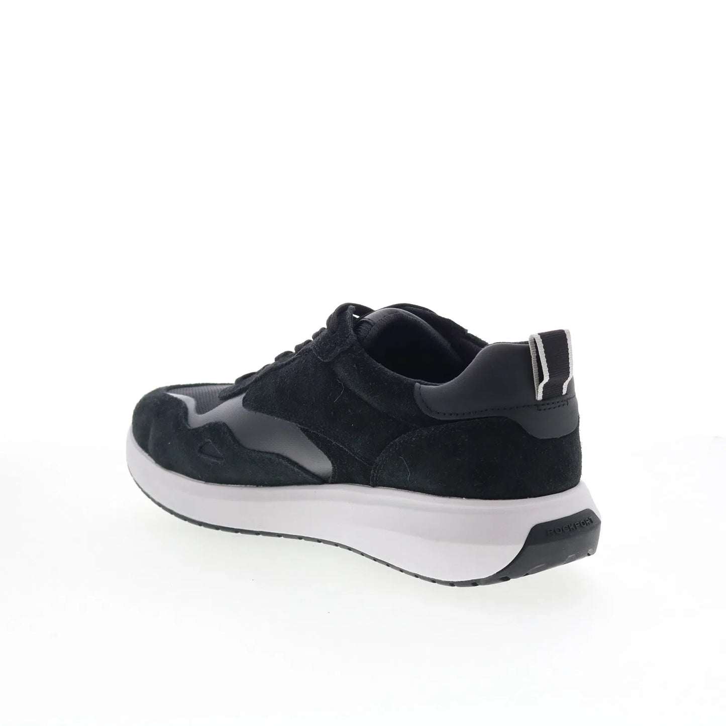 Rockport Total Motion Tarquin Mens Black Wide Lifestyle Sneakers Shoes