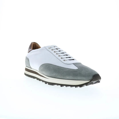 Di Bianco Trieste Suede SB307 Mens Gray Suede Lifestyle Sneakers Shoes