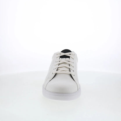 Rockport Tristen Lace Up Mens White Wide Leather Lifestyle Sneakers Shoes