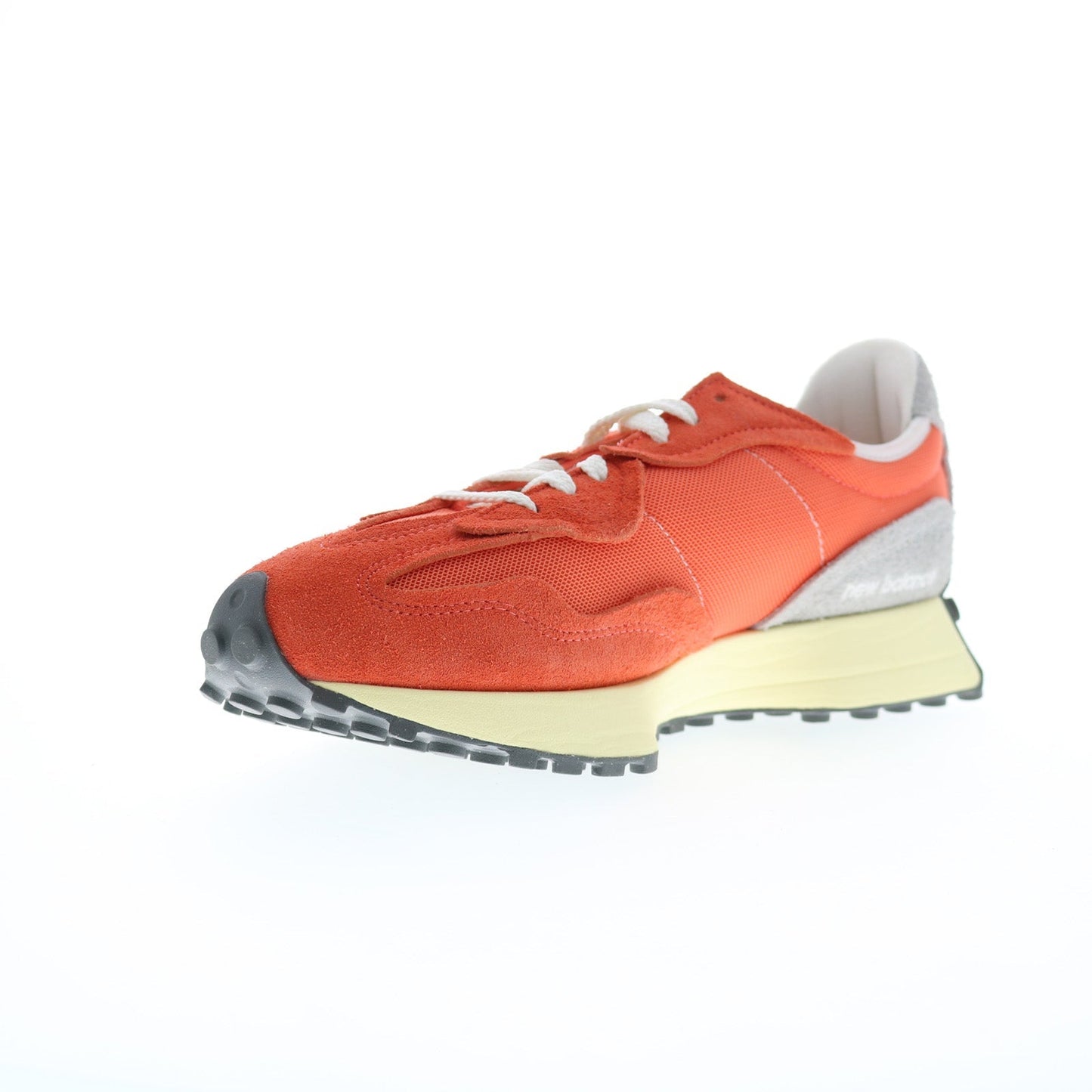 New Balance 327 U327WRC Mens Orange Suede Lace Up Lifestyle Sneakers Shoes