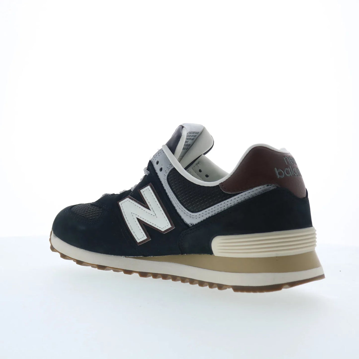 New Balance 574 U5748SB Mens Gray Nubuck Lace Up Lifestyle Sneakers Shoes