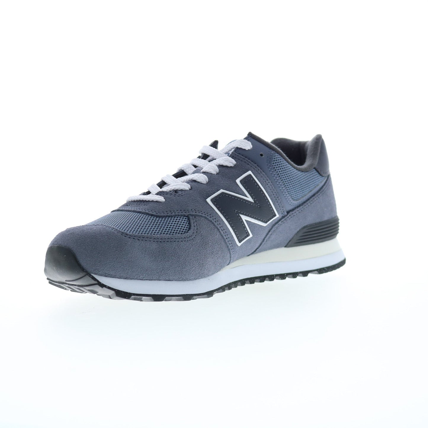 New Balance 574 U574GGE Mens Gray Suede Lace Up Lifestyle Sneakers Shoes