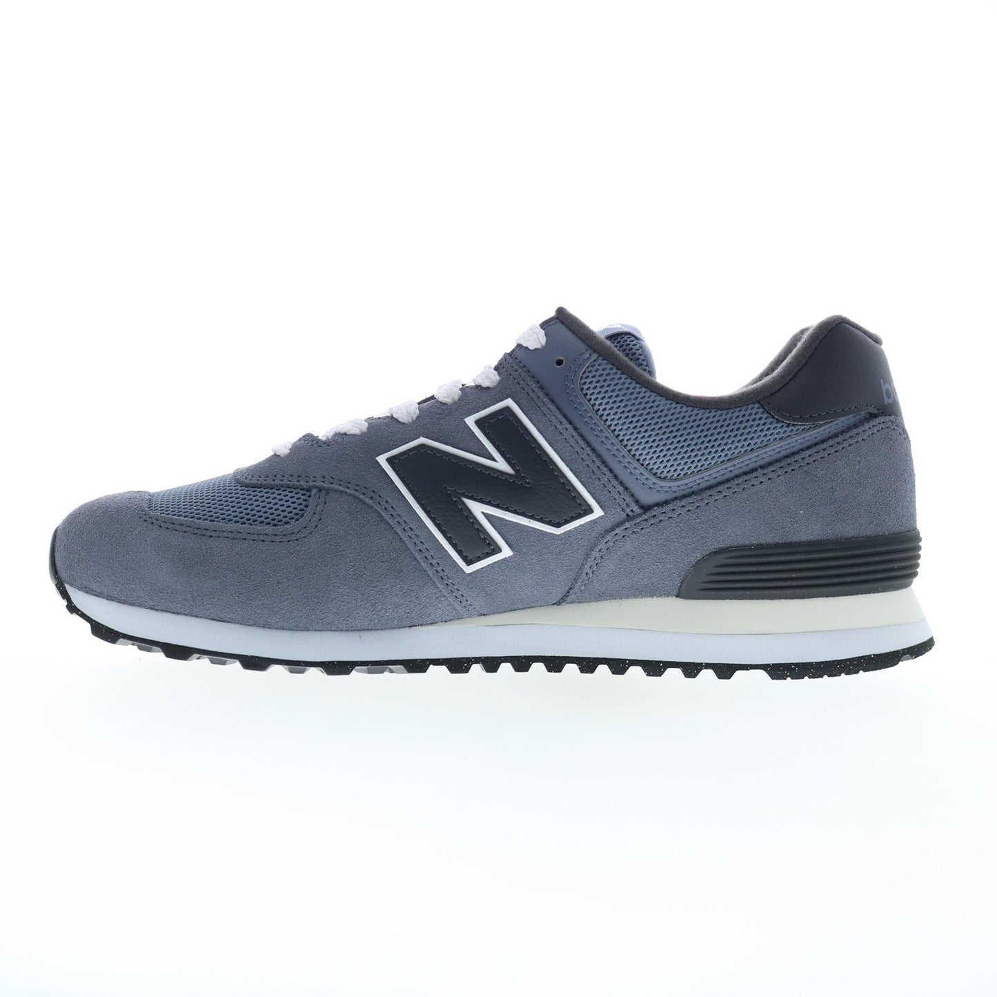 New Balance 574 U574GGE Mens Gray Suede Lace Up Lifestyle Sneakers Shoes