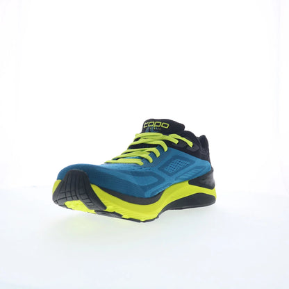 Topo UltraFly 3 M038 Mens Blue Canvas Lace Up Athletic Running Shoes