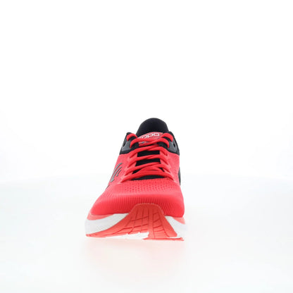 Topo UltraFly 4 M056 Mens Red Canvas Lace Up Athletic Running Shoes