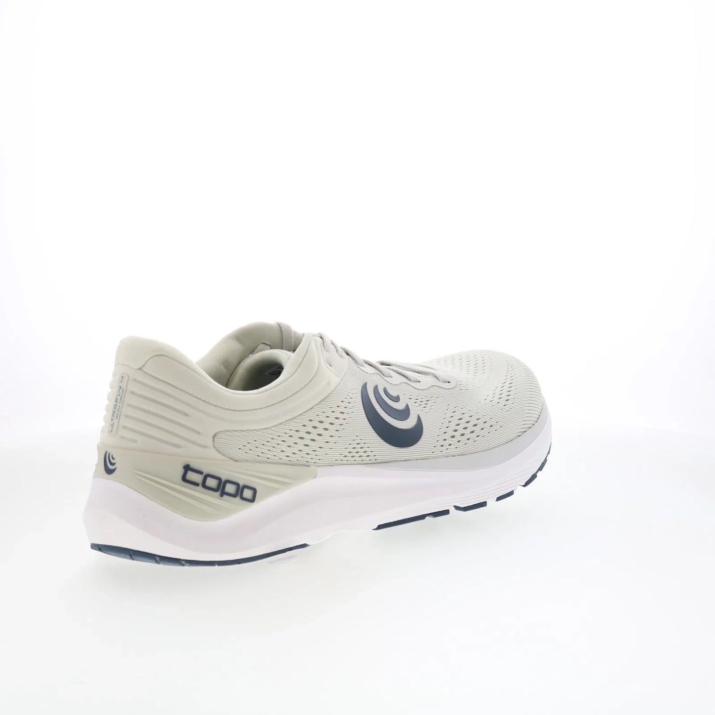 Topo UltraFly 4 M056 Mens Gray Canvas Lace Up Athletic Running Shoes