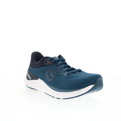 Topo UltraFly 4 M056 Mens Blue Canvas Lace Up Athletic Running Shoes