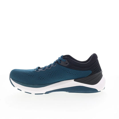 Topo UltraFly 4 M056 Mens Blue Wide Canvas Lace Up Athletic Running Shoes