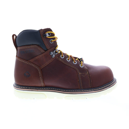 Wolverine I-90 Wedge DuraShocks CarbonMax 6" Mens Brown Work & Safety Boots