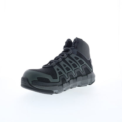 Wolverine Rev Vent DuraShocks FLX CarbonMax Mid Mens Gray Wide Work Boots