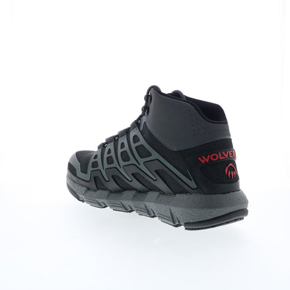 Wolverine Rev Vent DuraShocks FLX CarbonMax Mid Mens Gray Work & Safety Boots