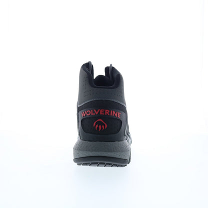 Wolverine Rev Vent DuraShocks FLX CarbonMax Mid Mens Gray Wide Work Boots