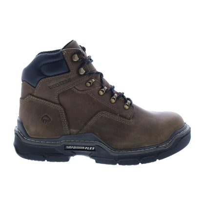 Wolverine Raider DuraShocks CarbonMax 6'' Mens Brown Wide Work & Safety Boots