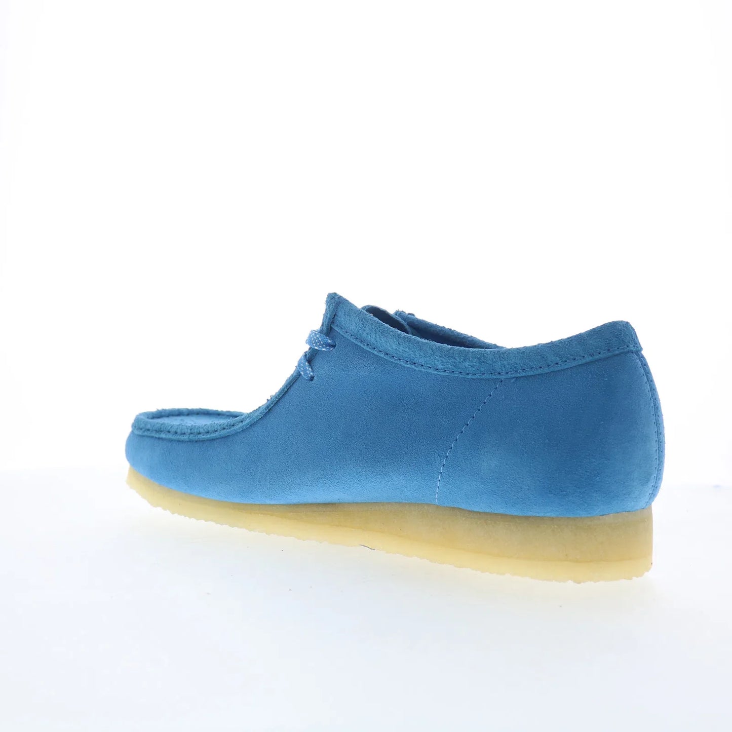 Clarks Wallabee 26182823 Mens Blue Suede Oxfords & Lace Ups Casual Shoes