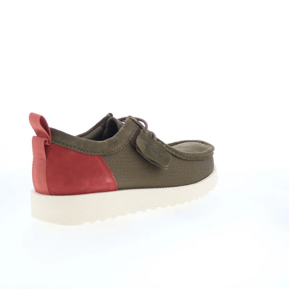 Clarks Wallabee FTR2 LO 26181389 Mens Green Oxfords & Lace Ups Casual Shoes
