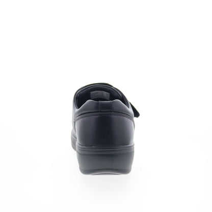 Propet Olivia WPRX25 Womens Black Leather Strap Lifestyle Sneakers Shoes