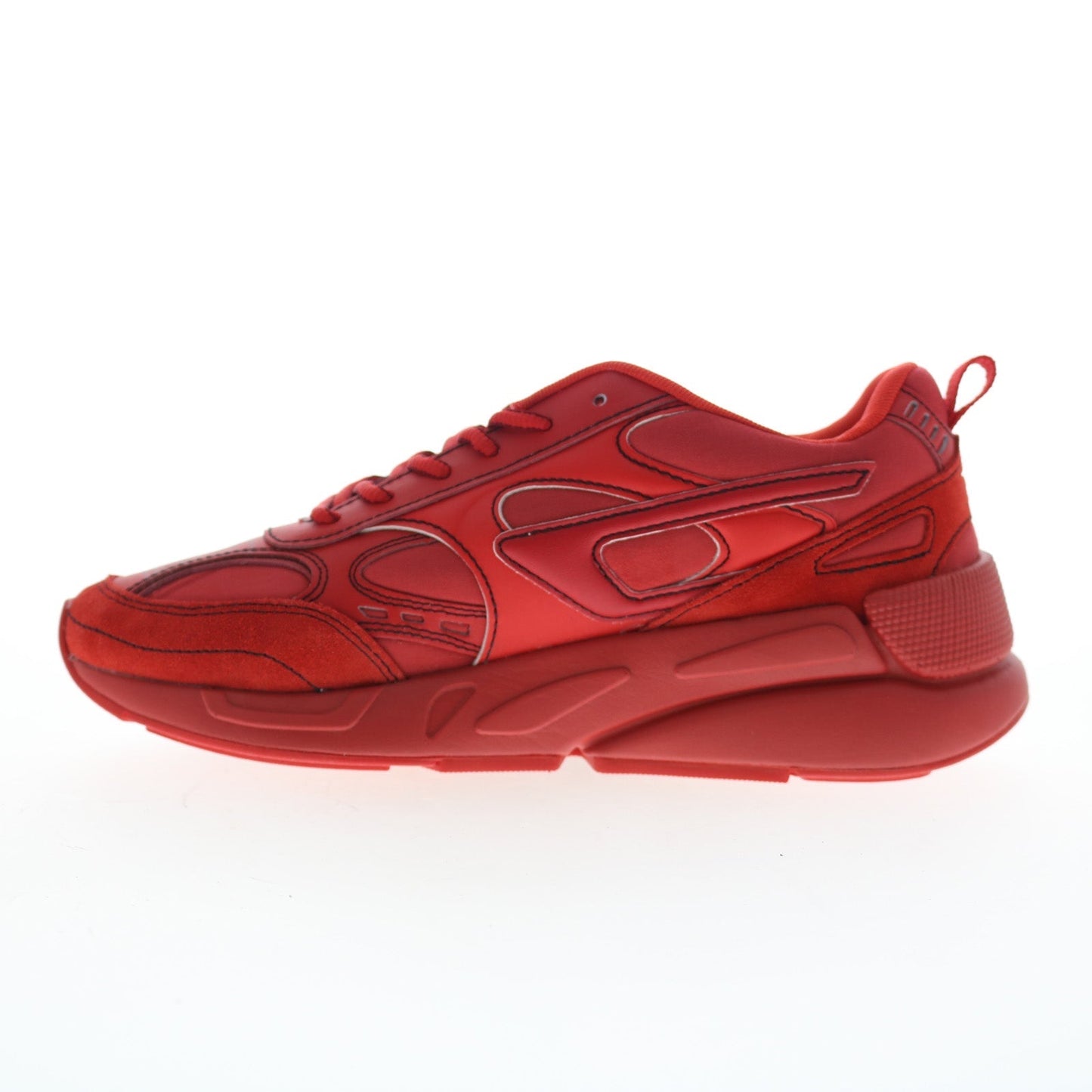Diesel S-Serendipity Sport Mens Red Canvas Lifestyle Sneakers Shoes