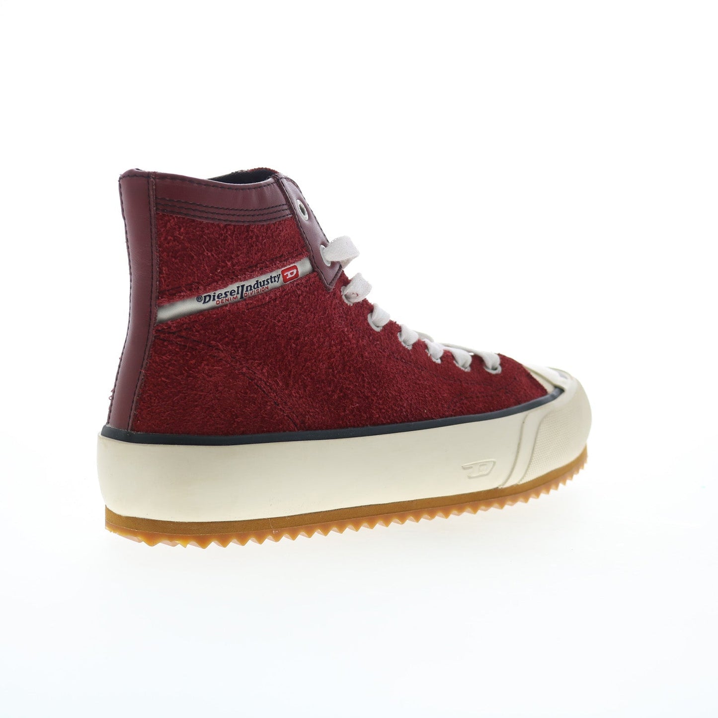 Diesel S-Principia Mid X Mens Red Suede Lifestyle Sneakers Shoes