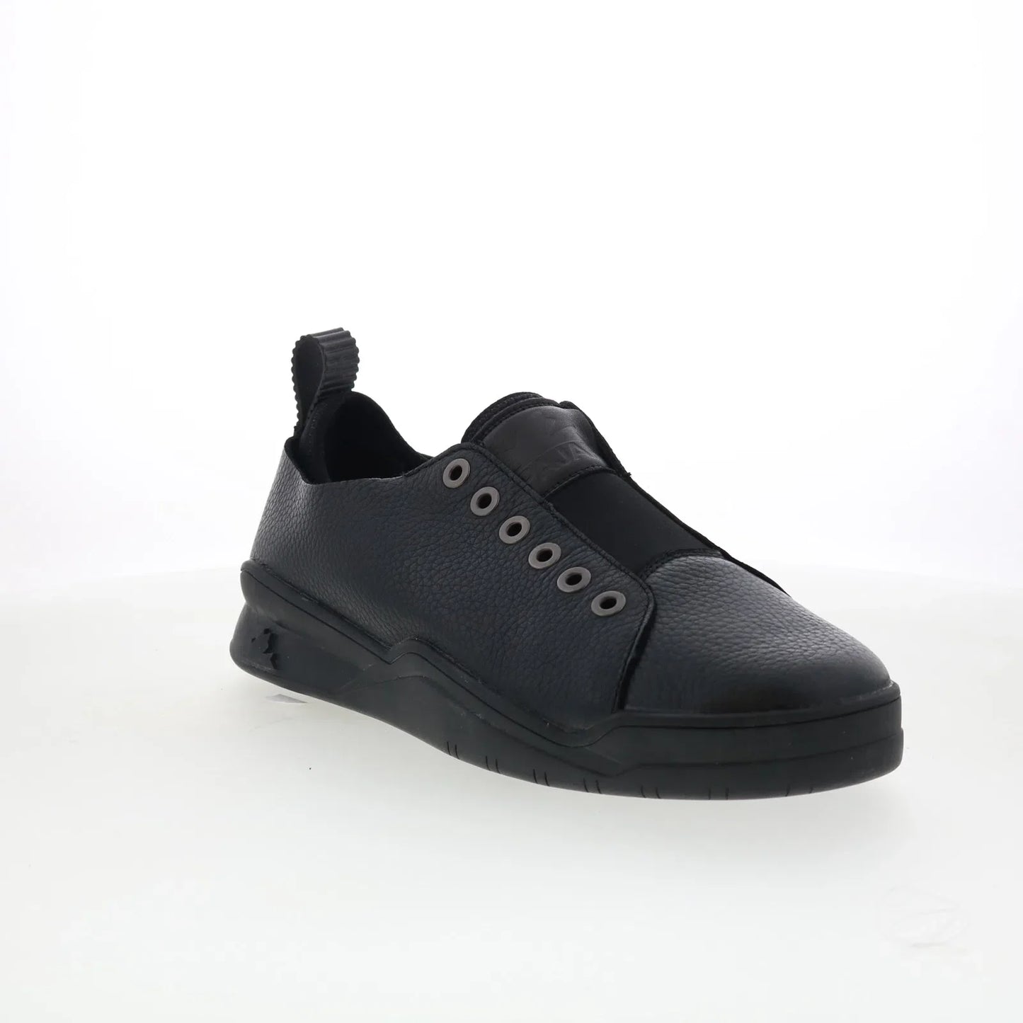 Pajar Yuron2 75490 Mens Black Leather Slip On Lifestyle Sneakers Shoes